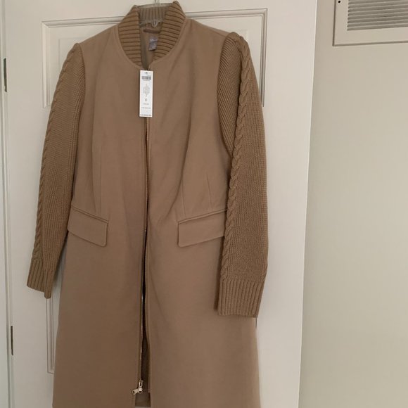 Chico's Plush Knit Sweater Sleeve Jacket - Picture 2 of 5